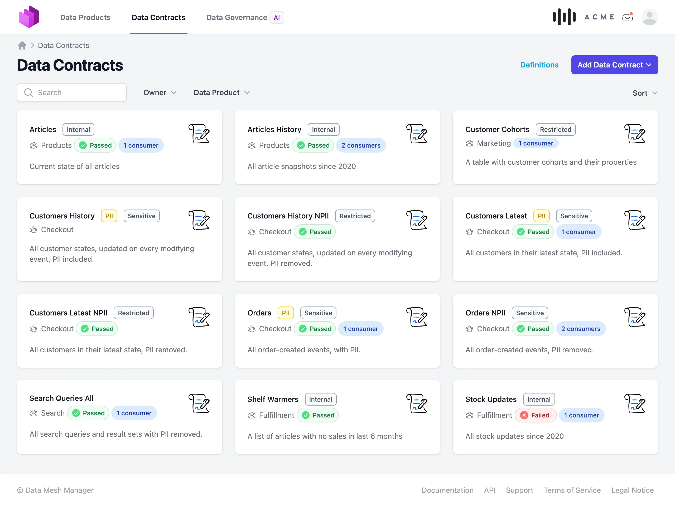 Data Mesh Manager